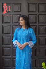Women In Azure Embroidered Lawn 2PC Suit - Image 2