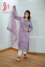 Women In Lavender Royale Embroidered Lawn 3PC Suit